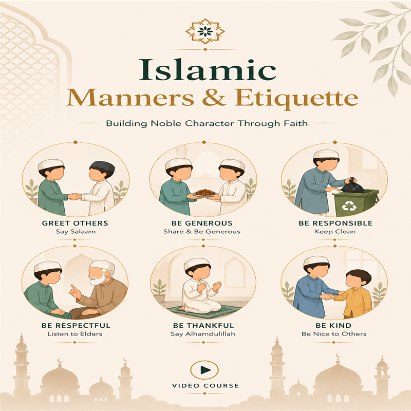 Islamic Manners & Etiquette: Building Noble Character Through Faith