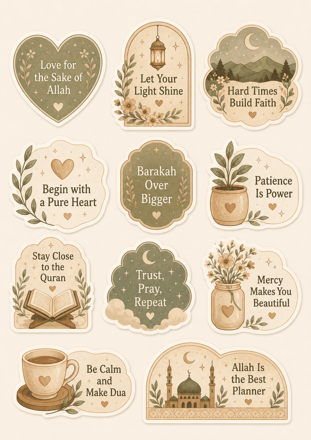 Floral Islamic Wall Art III image 3
