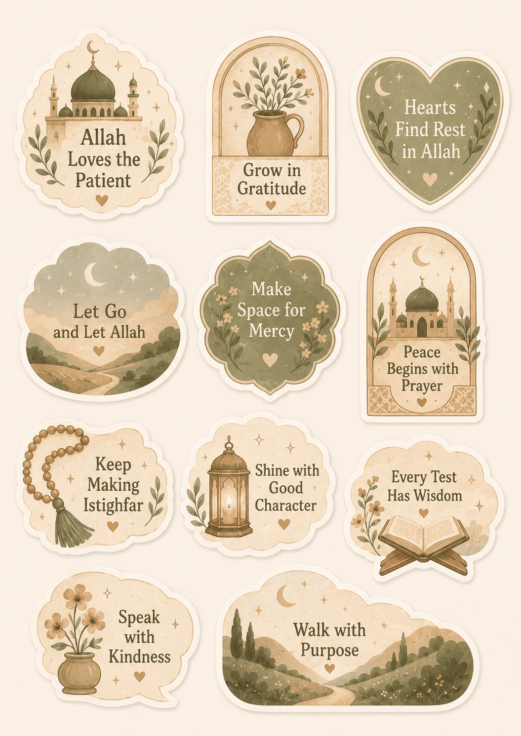 Floral Islamic Wall Art III image 7