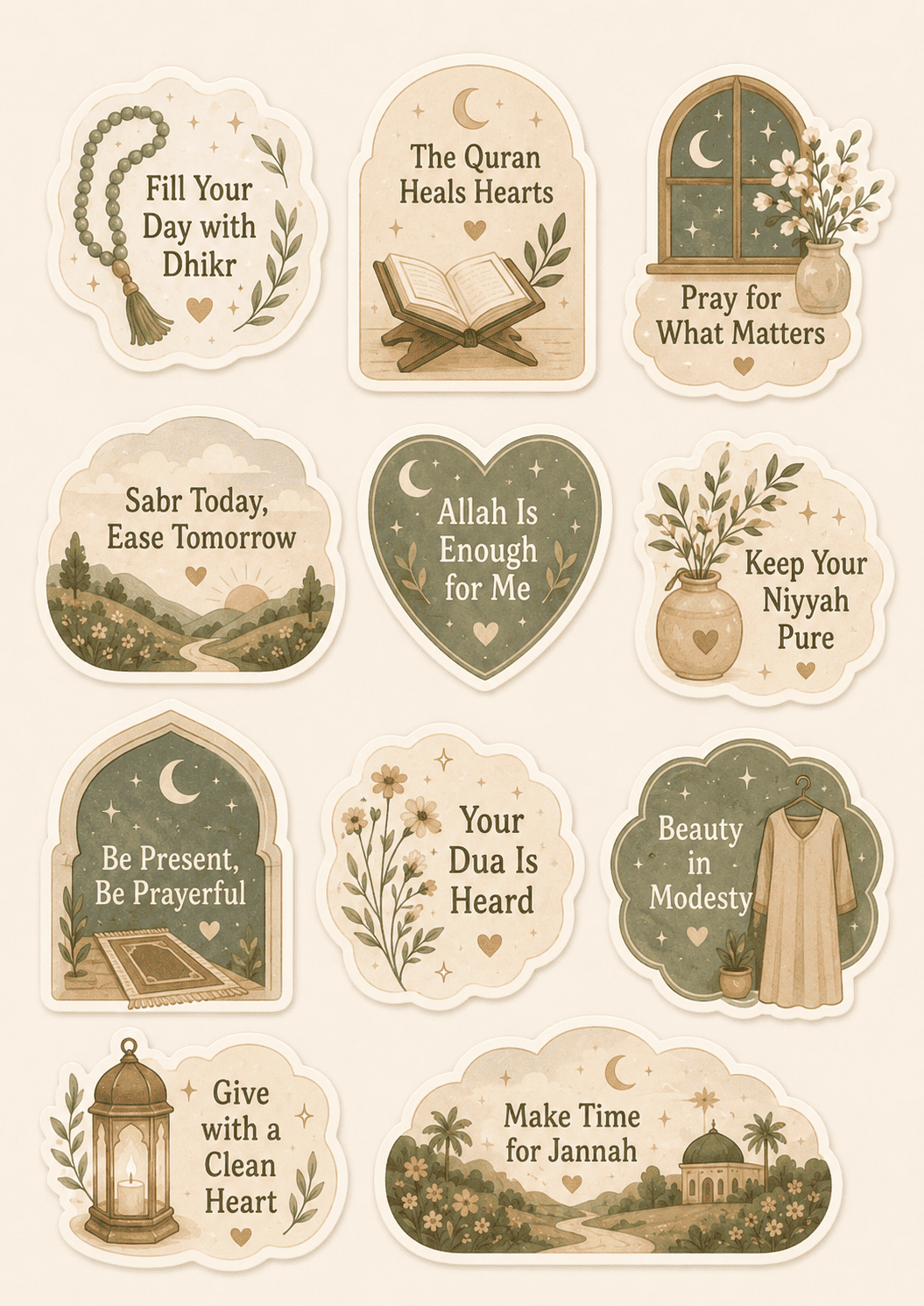 Floral Islamic Wall Art III image 9