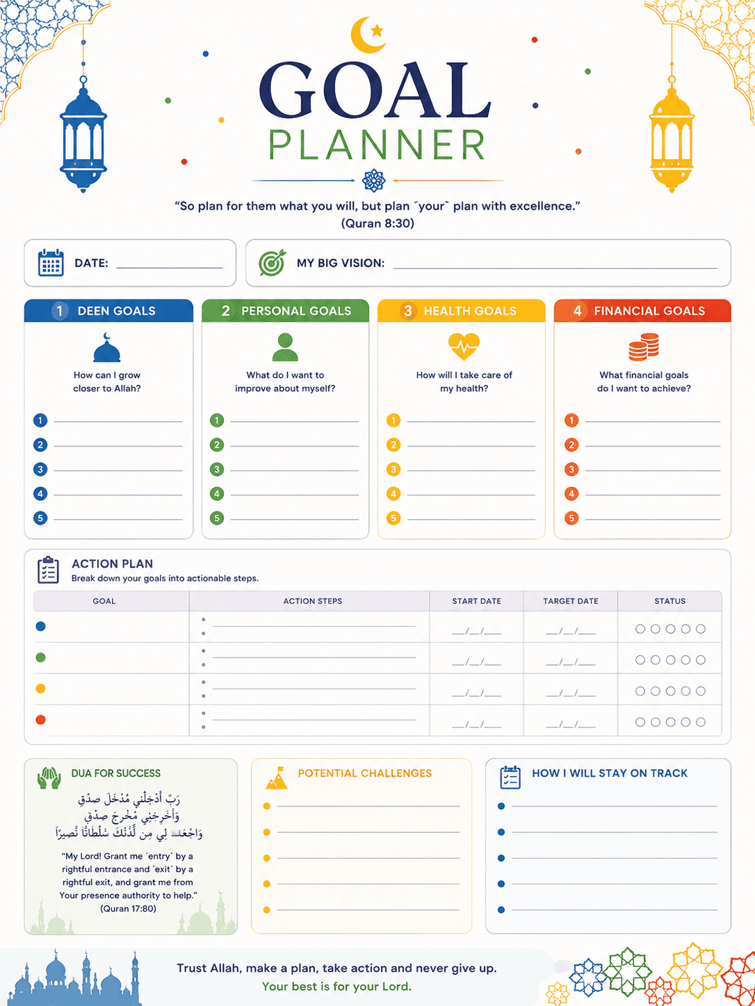 Muslim Life and Ramadan Planner Bundle image 5