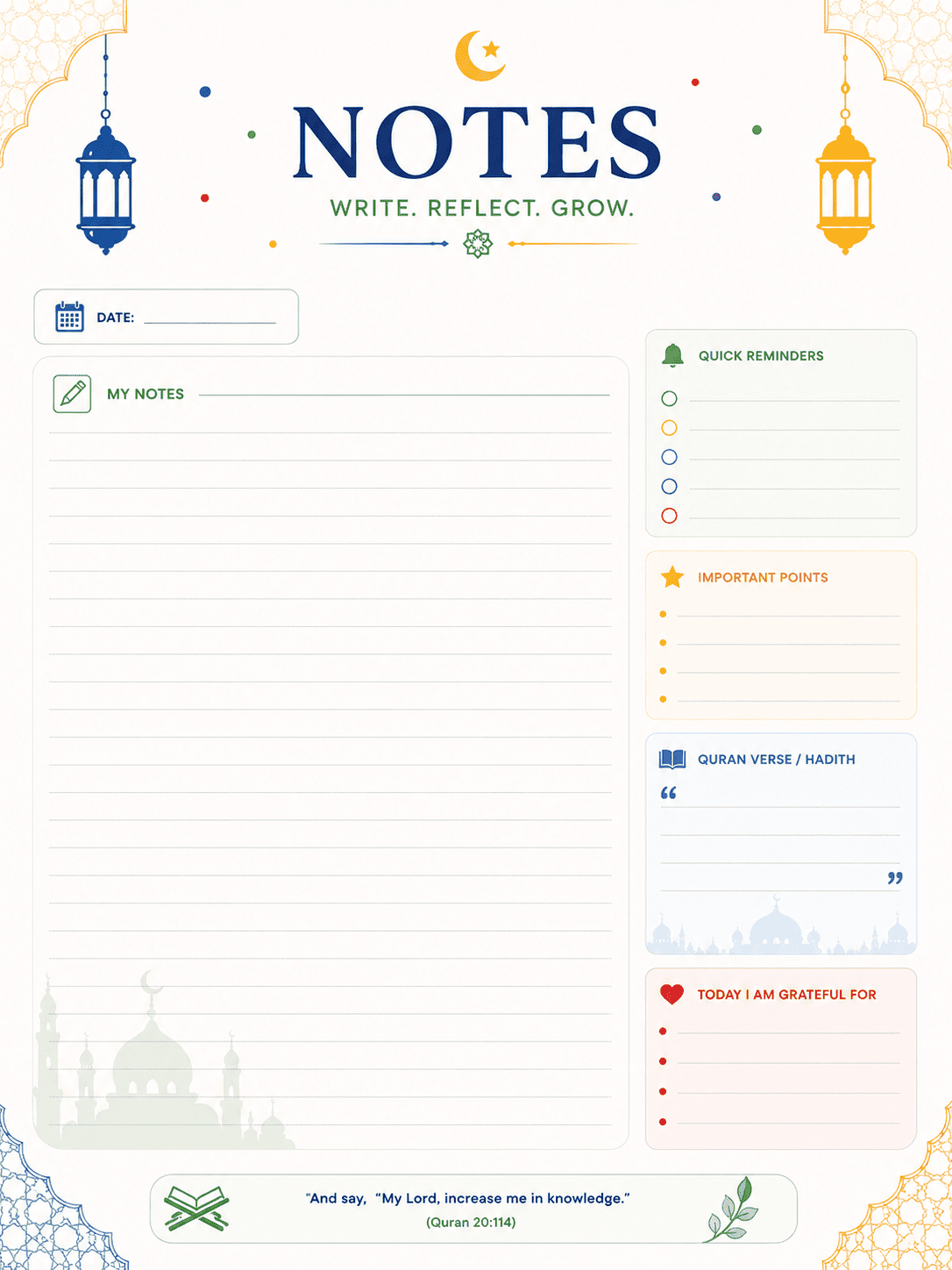 Muslim Life and Ramadan Planner Bundle image 7