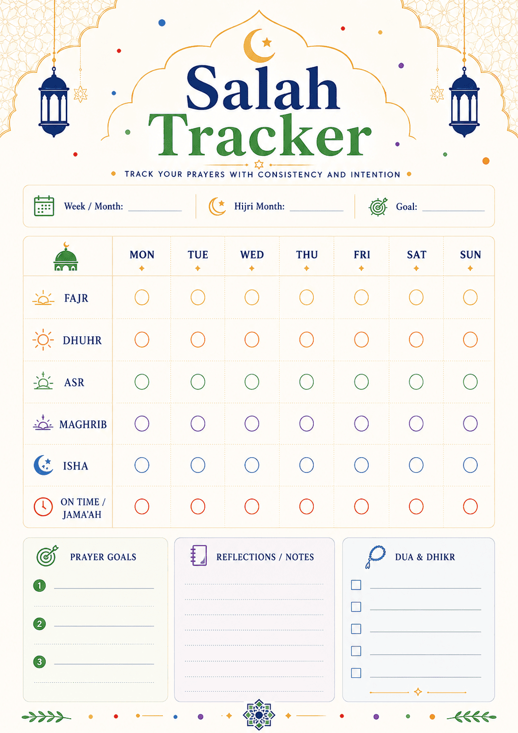 Muslim Life and Ramadan Planner Bundle image 10